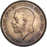 1930 Penny - George V British Bronze Coin - Very Nice