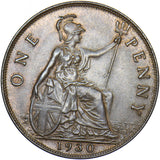 1930 Penny - George V British Bronze Coin - Superb