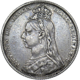 1889 Shilling (Rare Dies 2C) - Victoria British Silver Coin - Nice