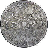 1680 Crown - Charles II British Silver Coin - Nice