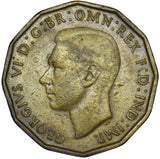 1946 Brass Threepence - George VI British Coin