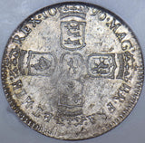 1696 Sixpence (NGC MS 62)  - William III British Silver Coin - Superb