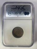 1696 SIXPENCE - SLABBED NGC MS62  - WILLIAM III BRITISH SILVER COIN
