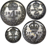 1926 Maundy Set - George V British Silver Coins - Superb