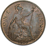 1920 Penny - George V British Bronze Coin - Superb