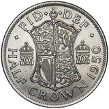 1950 HALFCROWN - GEORGE VI BRITISH COIN - V NICE