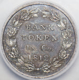 1812 Silver Proof EIighteenpence Bank Token - Slabbed CGS 78 - British Coin